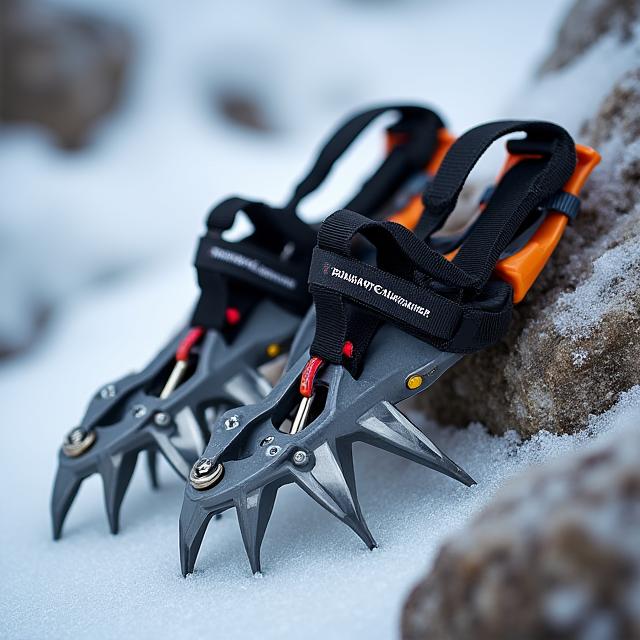 Crampones profesionales para glaciares